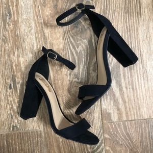 black heels